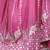 Pink Sequins Georgette Gown With Dupatta