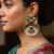 Maroon & green color oxidised earrings offering rich dual-tone artistry for traditional ethnic styling