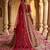  pink embroidered silk bridal lehenga set choli with dupatta with double dupatta