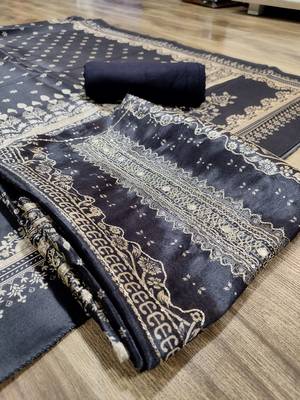 black assam silk digital printed dress material 2