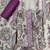 purple assam silk digital printed dress material