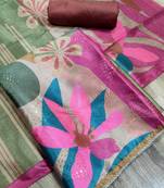 multi assam silk digital printed dress material