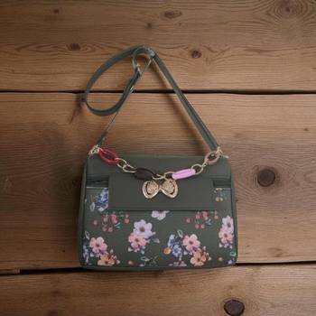 Women Stylish Floral Printed Fabric Sling Bag Crossbody Side Bag for Girls 1