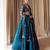 Blue Silk Sequins & Zari Work Lehenga Set