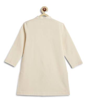 White cotton kurta pyjama 2