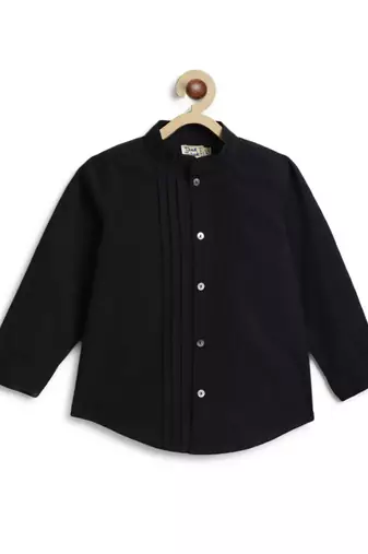 Black cotton shirt