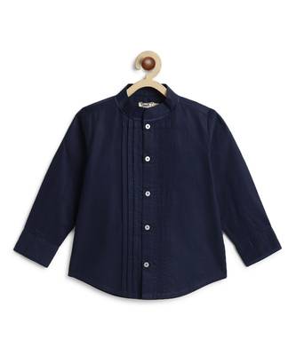 Blue cotton shirt 2