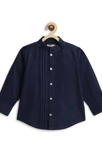 Blue cotton shirt