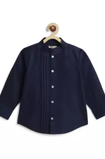 Blue cotton shirt