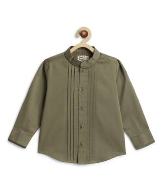 Green cotton shirt 2