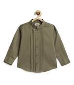 Green cotton shirt
