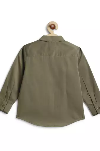 Green cotton shirt