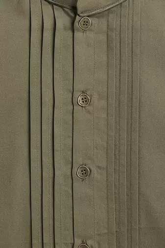 Green cotton shirt