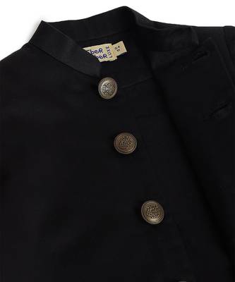 Black cotton bandhgala 4