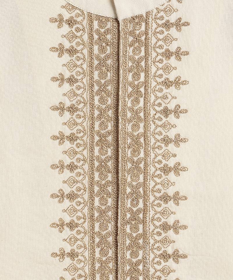 White cotton nehru jacket