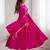 Pink Beads Work Chanderi Silk Anarkali Suit