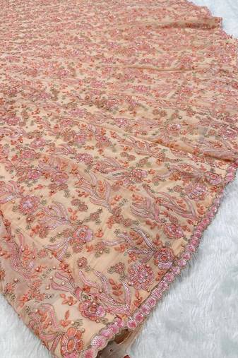 Blush Pink Bridal Lehenga Set