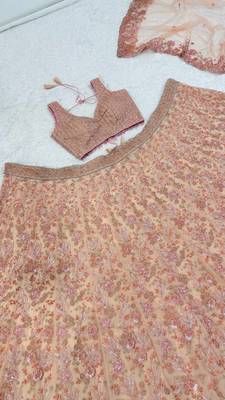 Blush Pink Bridal Lehenga Set 3