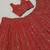 Red Satin Sequins & Dori Embroidery Lehenga Choli