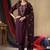 Wine viscose embroidered and handwork designer salwar suit