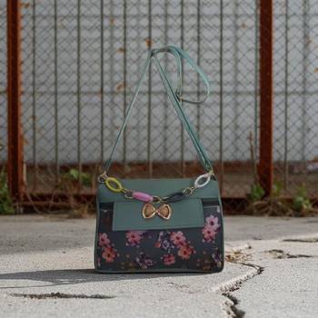 Women Casual Fabric Sling Bag Floral Design Crossbody Side Bag for Girls   1