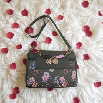 Women Printed Fabric Sling Bag Stylish Crossbody Side Purse for Girls  1