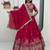 pink art_silk embroidered lehenga choli with dupatta