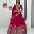pink art_silk embroidered lehenga choli with dupatta