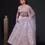 light-lavender satin embroidered lehenga choli with dupatta