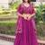 pink art_silk plain lehenga choli with dupatta