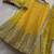 yellow georgette embroidered lehenga choli with dupatta