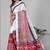 white white colour linen cotton digital print saree
