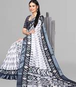 multicolour abstract digitalprint saree