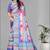 dola digital floral print saree