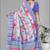 dola digital floral print saree
