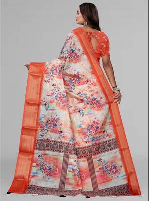 dola digital floral print saree 5