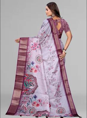 dola digital floral print saree 5