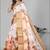 dola digital floral print saree