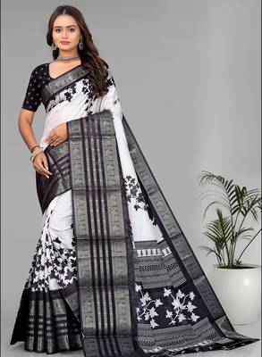 dola digital floral print saree 1