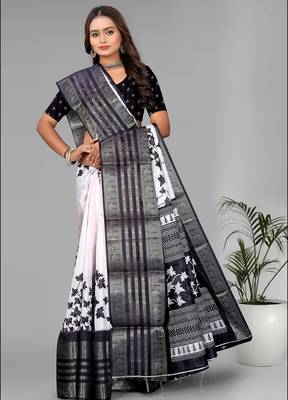 dola digital floral print saree 4