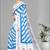 sky blue  linen cotton lining  digital print saree (sky blue)