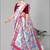 off white  linen cotton digital print saree (multi)