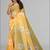 yellow yellow digital print saree