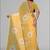 yellow yellow digital print saree