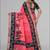 pink pink colour animal print digital saree