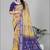 mustard warli design digital print saree