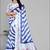 white  linen  digital print saree 