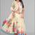 beige chanderi cotton digital print saree