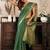 khadi cotton saree with elegant jhallar border & rich brocade blouse