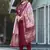 Maroon viscose silk thread embroidered designer salwar suit